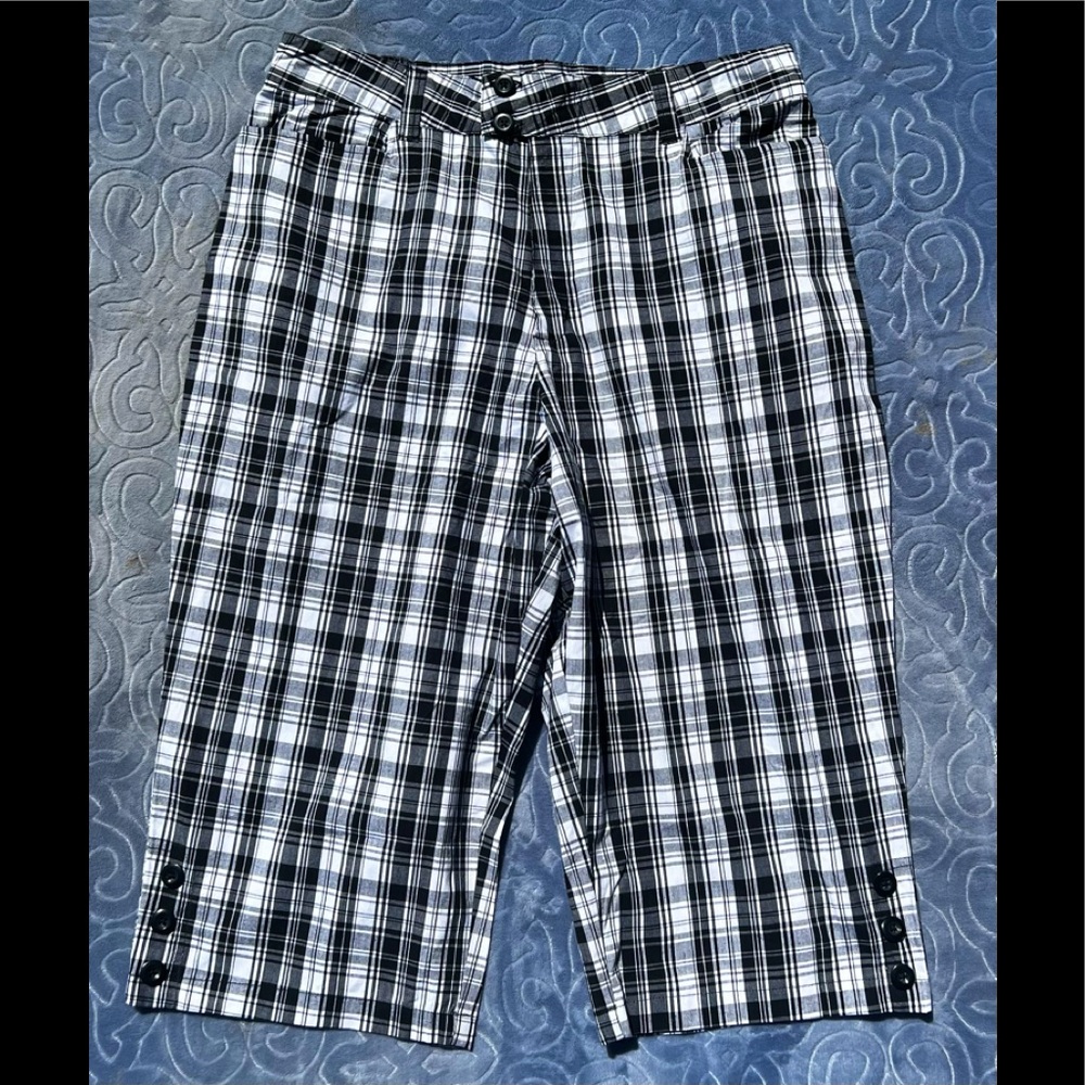 Plaid Capris - image 1